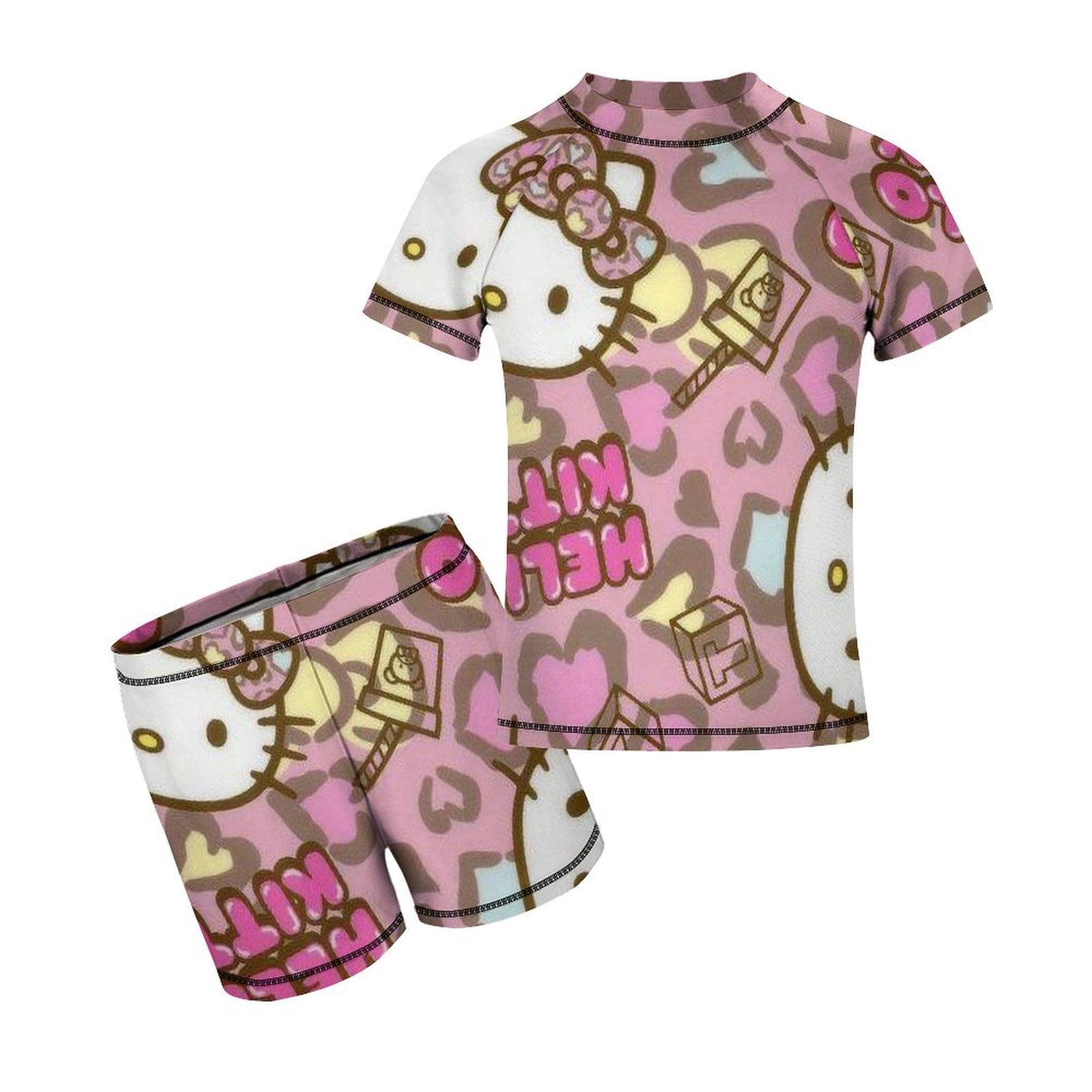 Swimsuit for Girls Hello Kitty Light Pink