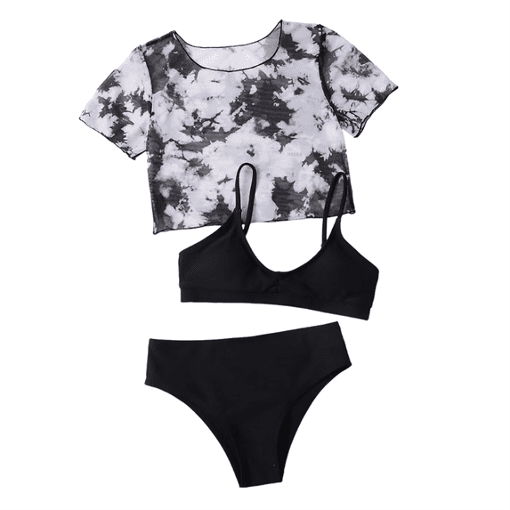 Girls Swimsuit Sleeveless Printing Beach Bathing Baby Suit Swimwear Swimsuit Toddler Bathing Suit Girl,Size 11 Years-12 Years