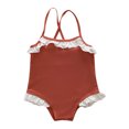 thumbnail image 1 of Girls Swimsuit Solid Girls One Piece Swimsuits Bathing Suit Girls for Teens 18-24 Months Girls Fashion, 1 of 6