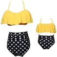 thumbnail image 1 of Girls Swimsuit Two Pieces Bikini Set Ruffle Falbala Swimwear Bathing Suits, 1 of 7