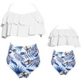 thumbnail image 1 of Girls Swimsuit Two Pieces Bikini Set Ruffle Falbala Swimwear Bathing Suits, 1 of 7