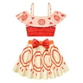 thumbnail image 1 of Girls Swimsuit Two Pieces Ruffle Bathing Suit Moana Princess Swimwear, 1 of 6