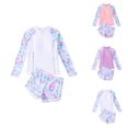 thumbnail image 1 of Girls Swimsuits Bathing Suits for Girls Swimwear Set for Girls 7-11 Years Old Comfortable Swimsuit with Cap Easy-Care Design Spring Summer Beachwear for Kids, 1 of 8