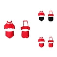 thumbnail image 1 of Girls Swimsuits Girls Bathing Suits Girls Two Piece Swimwear Set for Tween Girls Nylon Fabric Lightweight Safe Bathing Suit for Daily Casual Outdoor Spring Summer, 1 of 5
