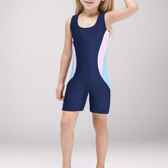 Girl Swimsuit 1 Piece Swimwear Quick Dry Ruffle Floral Pattern Summer Swimsuit