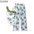 thumbnail image 1 of Girls Swimsuits Size 14-16 Ruffle Bikini Sets for Girls 16-18 Adjustable Straps Tankini Sets 3 Pieces Contrast Trim Bathing Suit, 1 of 6