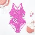 thumbnail image 1 of Girls' Swimwear 1 PC Swimsuit Kids Bathing Suits for Teenage Girls 9-10 Years, 1 of 5