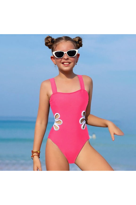 Girls Swimwear Adjustable Straps for Girls Comfortable Bathing Suit Durable Swimsuit for Girls for Pool and Beach Activities