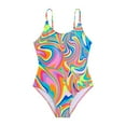 thumbnail image 1 of Girls' Swimwear One Piece Cute Bathing Suits For Teens Summer Tankini Swimwear, 1 of 8