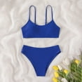 thumbnail image 1 of Girls' Swimwear Plain Color Girls Swimsuit with Shorts Girls Two Pieces Swimsuit Girls Bikini Underwear for Teens 8-9 Years, 1 of 3