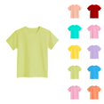thumbnail image 1 of Girls T Shirt Short Sleeve Crew Neck Plain Preppy Summer Tees Basic Casual Everyday Top (1-9y), 1 of 5