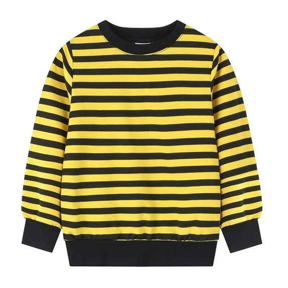 Girls T Shirt Stripes Long Sleeve Shirt Girls Kids Fall Tops Crewneck Basic Tees Comfort Colors Girl Tops 8-9 Years