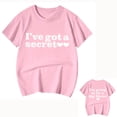 thumbnail image 1 of Girls T Shirts Casual Short Sleeve Round Neck Printed Tee Summer Top Girls Clothes Pink 5-6 Years, 1 of 4