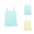 thumbnail image 1 of Girls T Shirts Girls Short Sleeve Tops Summer Girls Tank Tops Stretchy Camisole Undershirt Soft Basic Tees for Children Lightweight Ribbed Knit Fabric, 1 of 3