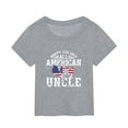 thumbnail image 1 of Girls T Shirts Summer Independence Day Printed Short Sleeved Round Neck Pullover Top Tshirts 1 Years-2 Years, 1 of 3