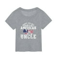 thumbnail image 1 of Girls T Shirts Summer Independence Day Printed Short Sleeved Round Neck Pullover Top Tshirts 3 Years-4 Years, 1 of 3