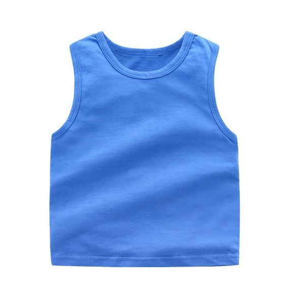 Girls T Shirts Toddler Kids Tank Top Solid Color Sleeveless Sports Dance Ballet Gymnastics Top Size 12 M-18 M