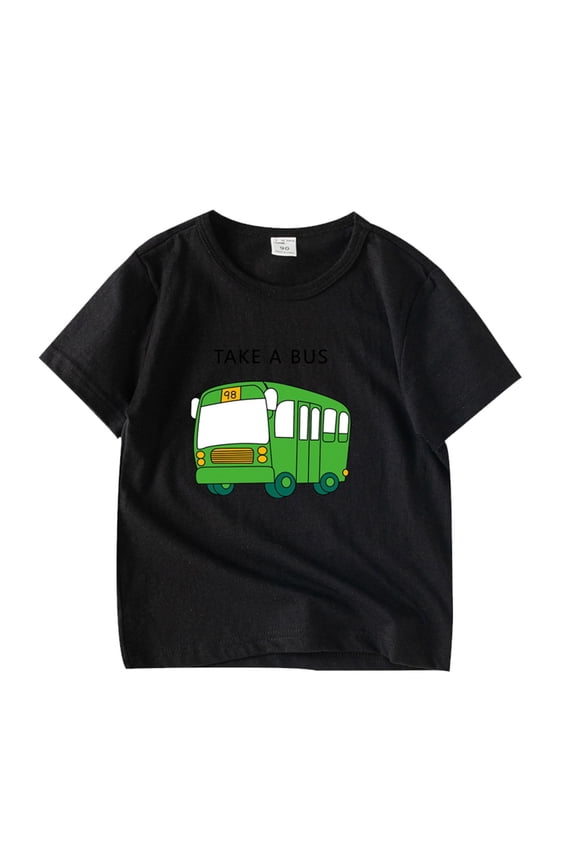 Girls T Shirts Trendy Summer Toddler Boys Girls Short Sleeve Tops Cartoon Car Design Baby Girl Babies Boys T Shirts,Size 6 Years-7 Years