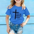 thumbnail image 1 of Girls T Shirts Unisex Kids Number 67 Graphic Print Short Sleeve Casual Top Girls' Tops Black 5-6 Years, 1 of 5