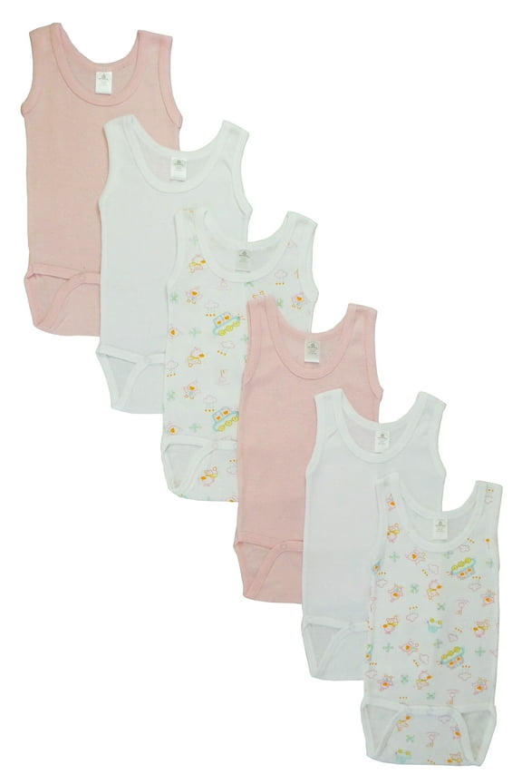 Girls Tank Top Onezies 6 Pack
