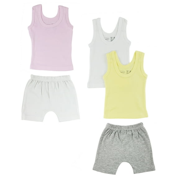 Girls Tank Tops and Shorts