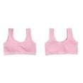 thumbnail image 1 of Girls Tank Training Bras Lightly Padded Solid Color Underwears, 1 of 8