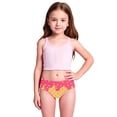 thumbnail image 1 of Girls Tankini Set 2 Piece Swimsuit - Beach Sports Bathing Suit High Neck Racerback Padded Kids Girls Swimwear For Summer Beach Tropical Swimsuit, 1 of 4
