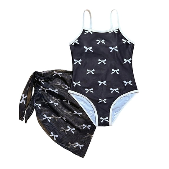 Girls Tankini Swimsuits 7-8 Ruched Side Bikini Set Adjustable Strap Tankini Sets 3-Piece Tropical Floral Bathing Suits for Girls