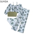 thumbnail image 1 of Girls Tankini Swimsuits Size 12 Rash Guard Bikini Sets for Girls 10-12 Adjustable Strap Tankini with Shorts 3-Piece Hawaiian Bathing Suit for Girls, 1 of 7