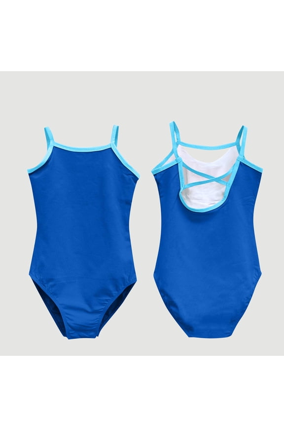 Girls' Team Basic Camisole Leotard