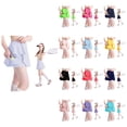 thumbnail image 1 of Girls Tennis Skirts with Pockets Athletic Uniform Skorts White High Waisted Sports Golf Running Skirt with Shorts 13-14 Years, 1 of 6
