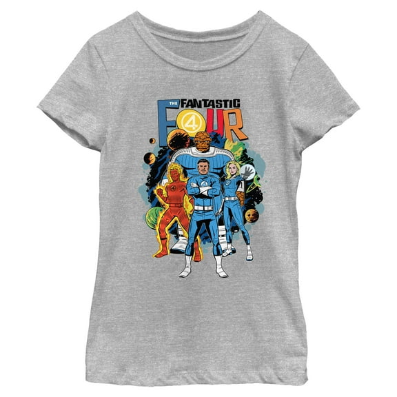 Girls The Fantastic Four: First Steps Cosmic Family T Shirt