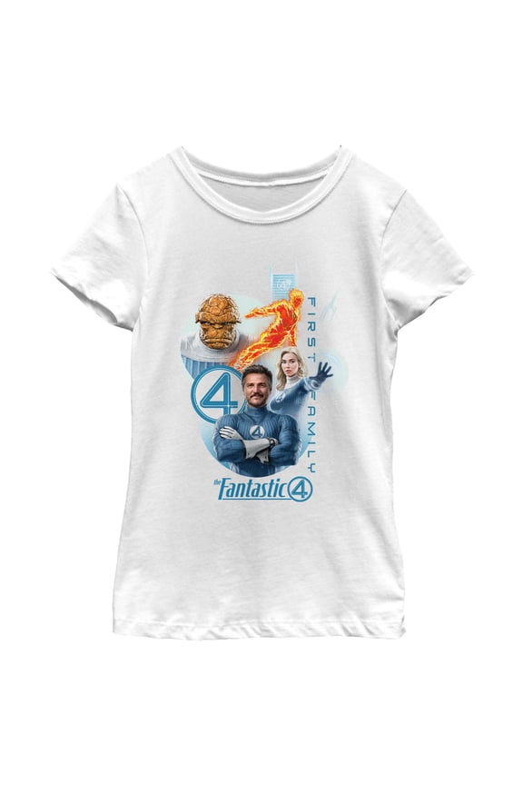 Girls The Fantastic Four: First Steps First Family T Shirt