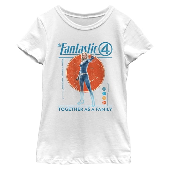 Girls The Fantastic Four: First Steps Invisible Woman Family T Shirt