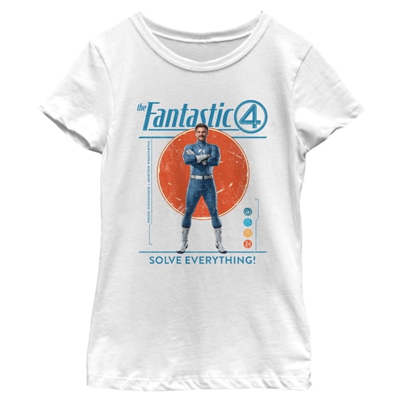 Girls The Fantastic Four: First Steps Reed Richards Solve Everything T Shirt