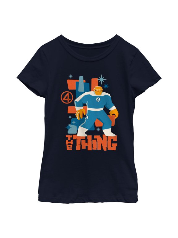 Girls The Fantastic Four: First Steps Retro the Thing T Shirt