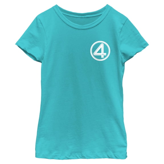 Girls The Fantastic Four: First Steps Small Retro Logo T Shirt