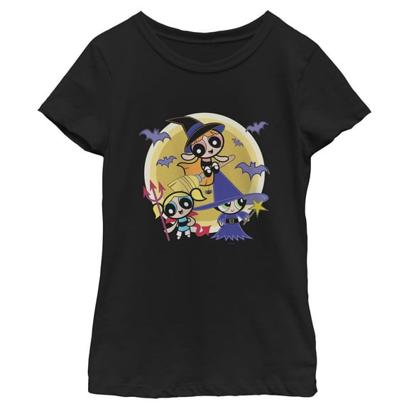 Girls The Powerpuff Girls Moonlight Sisters T Shirt
