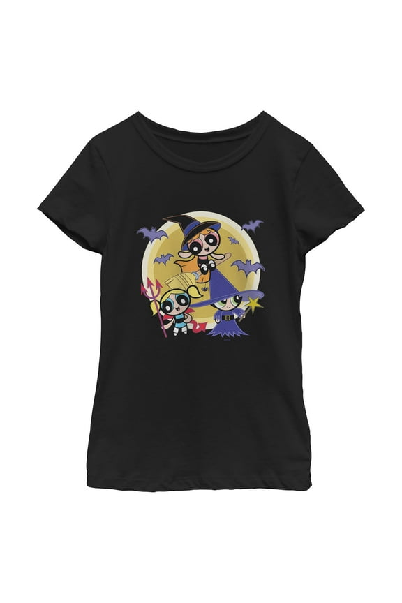 Girls The Powerpuff Girls Moonlight Sisters T Shirt