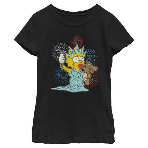 Girls The Simpsons Statue of Maggie T Shirt