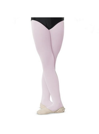Toddler White Tights for Girls Ballet, Soft Transition Tights for Dancing  60D 