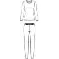 thumbnail image 1 of Girls Thermal Underwear Base Layer - Performance 2-Piece Set Shirt and Pants Warm and Comfortable White, 1 of 2