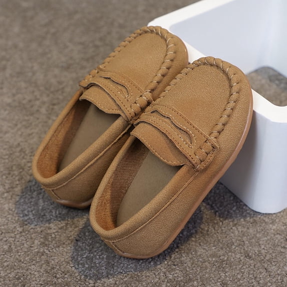Girls' Thick And Flat Loafers, School Uniform, Casual Shoes, Young Children, Middle-Aged Children
