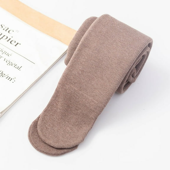 Girls Thick Cable Knit Tights Non- Seamless Lined Leggings Pantyhose Winter Warm Stockings School Tights for Toddler Kids