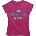 thumbnail image 1 of Girls This Is My Handstand Women's Funny Gymnast Gift Gym Workout T-Shirt, 1 of 4