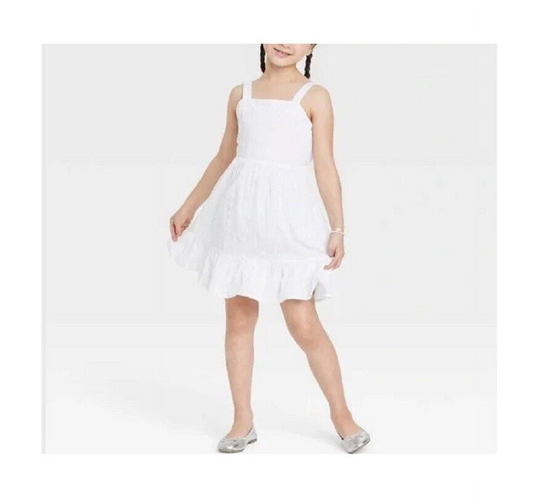 Cat and jack white dress best sale