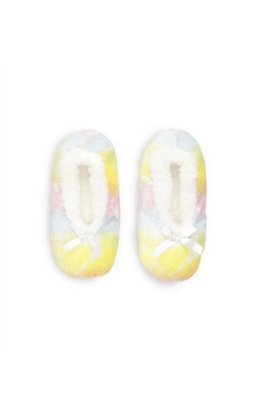 Girls Tie Dye Fuzzy Babba Slipper Socks, Girl's, Multi Tie Dye