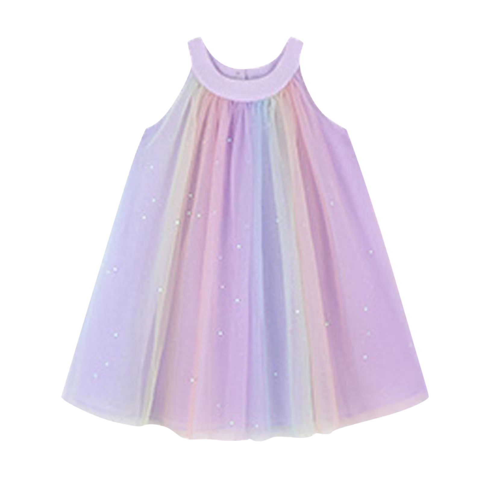 Girls Tight Dress,Toddler Girls Summer Tulle Dress Sleeveless Cute