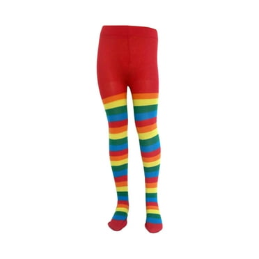 Girls' Tights Striped Tights For Children Panty Accessory Carnival Theme Party 10-12 Y