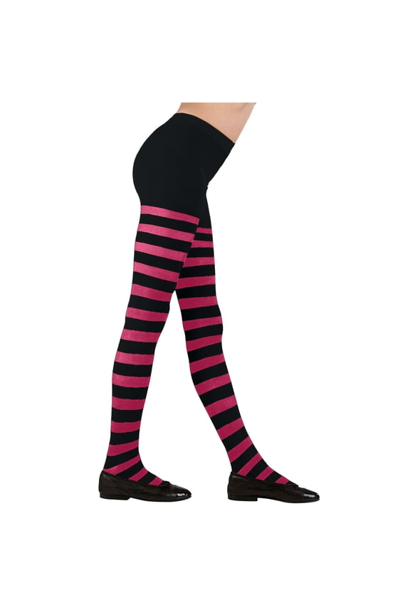 Socks for Boys and Girls Tights Striped Tights Panty Hose Length Low Cut Accessory Witch Carnival Theme Party White Socks,Size One Size